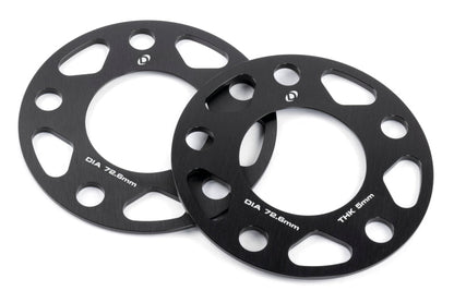 Dinan Wheel Spacers - 5x120 - 72.6mm CB - 5mm Thick (Set of 2)