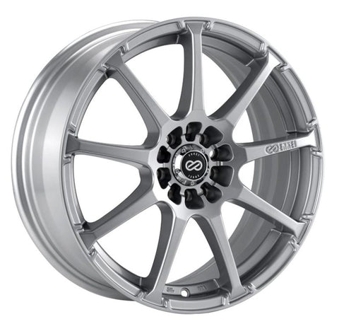 Enkei EDR9 17x7 5x100/114.3 45mm offset 72.6 Bore Diameter Silver Wheel