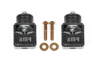 BMR Chevy SS and Pontiac G8 Motor Mount Kit (Solid Bushings) Black Hammertone