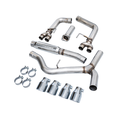 AWE Tuning 2022+ VB Subaru WRX Track Edition Exhaust - Chrome Silver Tips