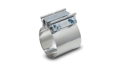 Vibrant Easy Seal SS Exh Sleeve Butt Joint Clamp for 3in O.D. Tubing also 3in Nominal Oval Tubing