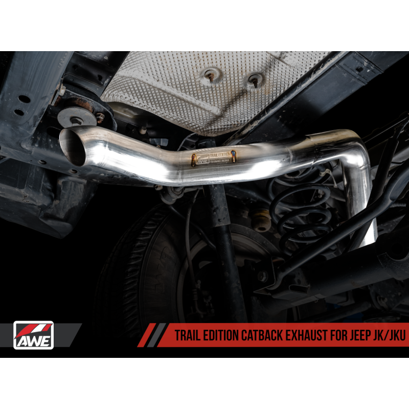 AWE Tuning 07-18 Jeep Wrangler JK/JKU 3.6L Trail Edition Cat-Back Exhaust