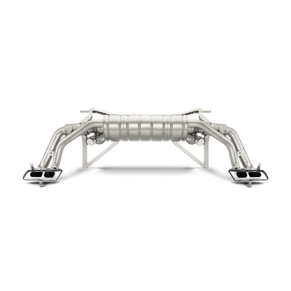 Akrapovič Slip-On Line Exhaust (Titanium) w/Carbon Titanium Tips - 2016-2019 Audi R8 5.2 FSI Coupe/Spyder