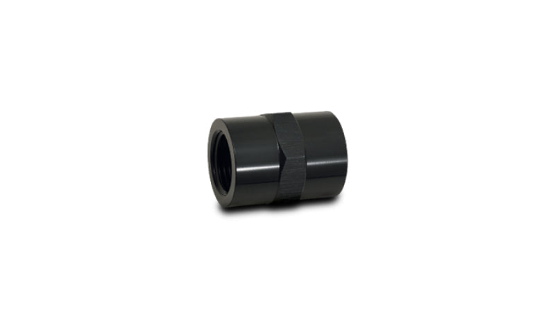 Vibrant 3/4in NPT Female Pipe Coupler Fitting - Aluminum