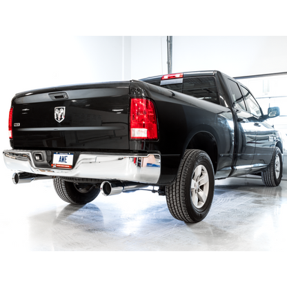 AWE Tuning 09-18 RAM 1500 5.7L (w/o Cutout) 0FG Dual Rear Exit Cat-Back Exhaust - Chrome Silver Tips