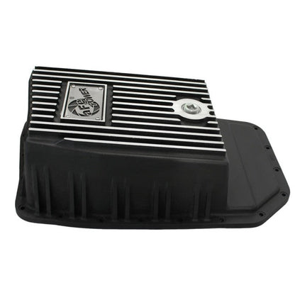 aFe Power Transmission Pan Black Machined 09-14 Ford 6R80 F-150 Trucks