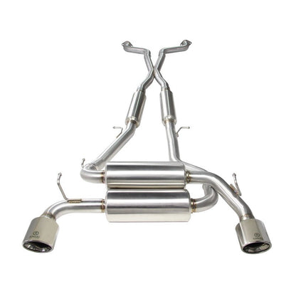 aFe Takeda 2-1/2in 304SS Cat-Back Exhaust Infiniti G37 08-13/Q60 14-15 V6-3.7 w/ Polished Tips