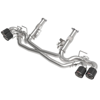 AFe MACH Force-Xp 304 Stainless Steel Cat-Back Exhaust Carbon 2020 Chevrolet Corvette C8