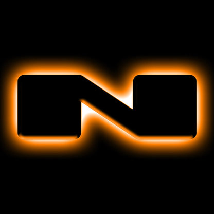 ORACLE Lighting Universal Illuminated LED Letter Badges - Matte Blk Surface Finish - N