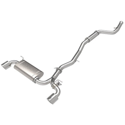 aFe POWER Takeda 2021 Toyota Supra 2.0L (t) 2.5in-3in 304 SS CB Exhaust w/ Polished Tips
