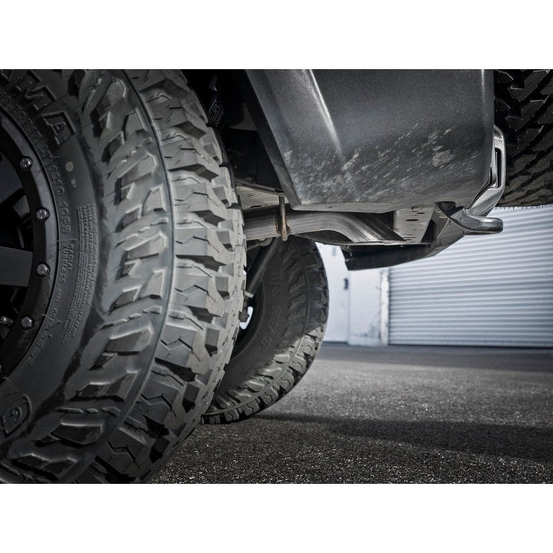 aFe MACH Force-Xp 2.5in 409SS Axle-Back Hi-Tuck Exhaust System 18-20 Jeep Wrangler (JL) V6 3.6L