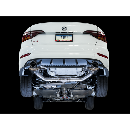 AWE Tuning 18-21 Volkswagen Jetta GLI Mk7 Touring Exhaust - Chrome Silver Tips (Fits High-Flow DP)