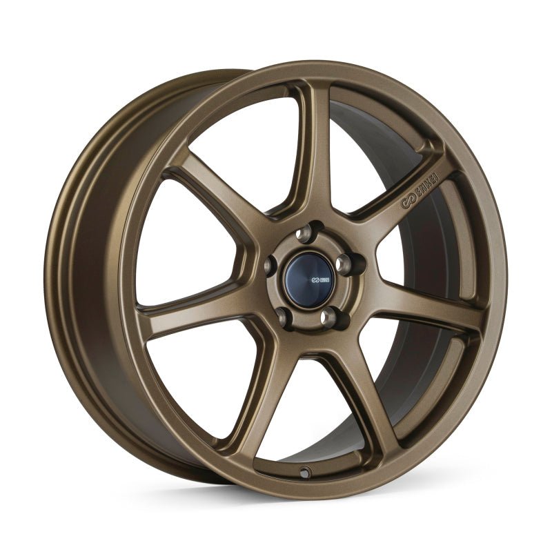 Enkei Imola2 17x7.5 / 5x114.3 BP / ET35 / 72.6mm Bore - Matte Bronze Wheel-Wheels - Cast-Enkei