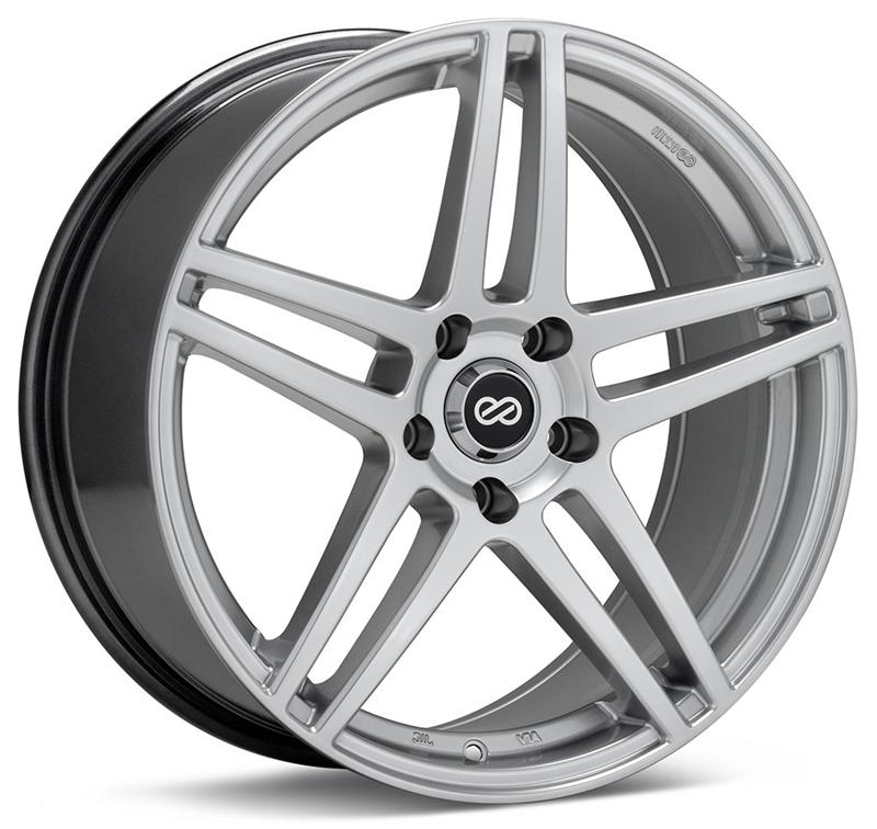 Enkei RSF5 16x7 5x100 45mm Offset 72.6mm Bore Hyper Silver Wheel-Wheels - Cast-Enkei