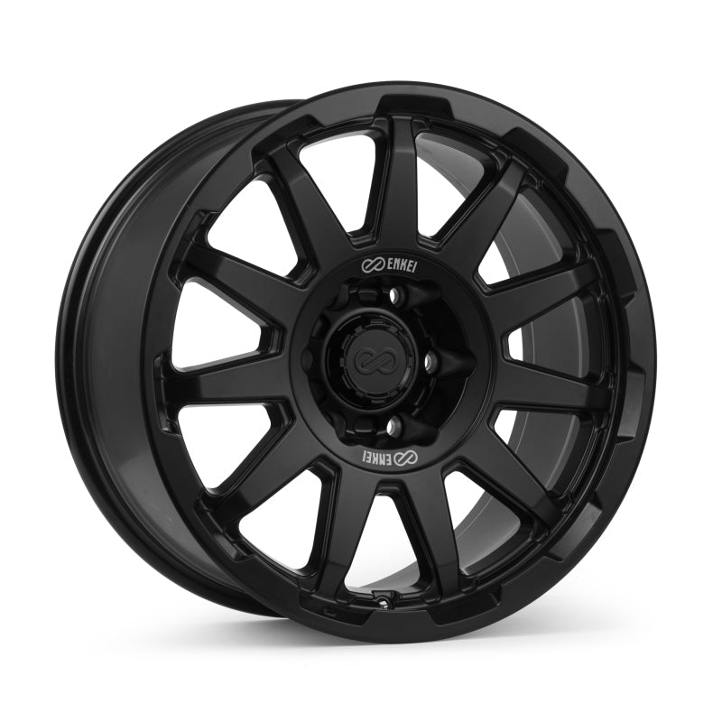 Enkei Trail-Cross 17x9in / 6x139.7 BP / 0mm Offset / 106.1mm Bore - Matte Black Wheel-Wheels - Cast-Enkei