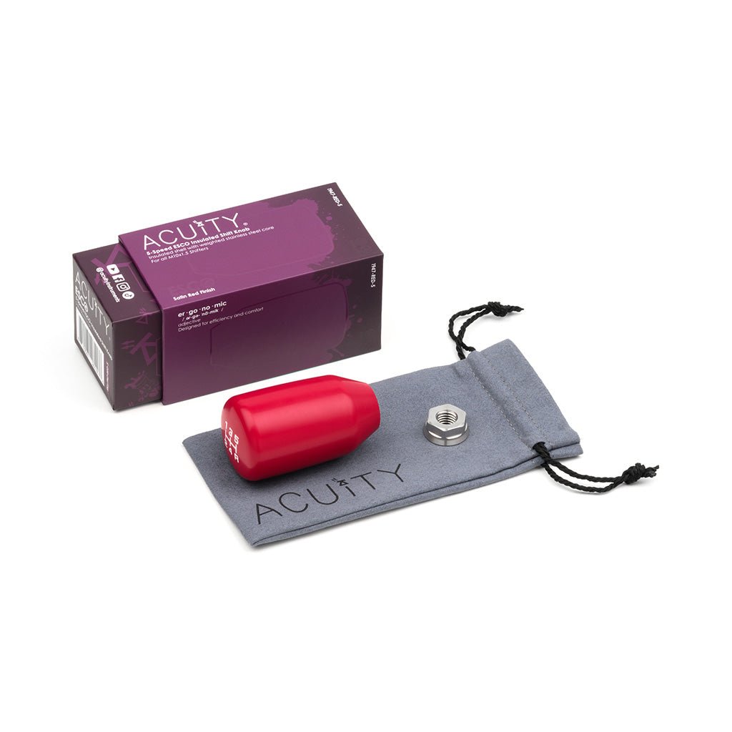 ESCO - Insulated 5 - Speed Shift Knob in Red (M10X1.5) - Shift Knobs - ACUITY Instruments