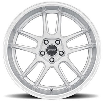 ESR Wheels AP8 Hyper Silver Machine Lip 18x9.5 - 99 Custom 999mm Wheels