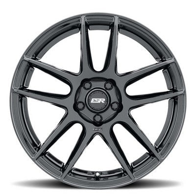 ESR Wheels CS8 Gloss Black 18x9.5 +35 5x114.3mm 72.6mm Wheels