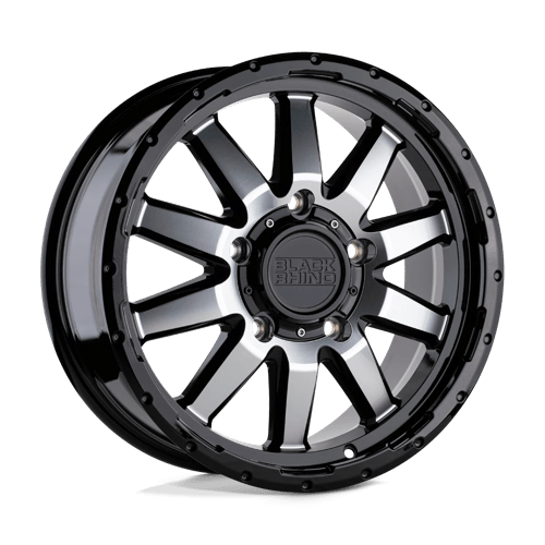 Black Rhino EXCURSION Gloss Black W/ Mirror Face 17x7.5 +35 6x139.7mm 112.1mm