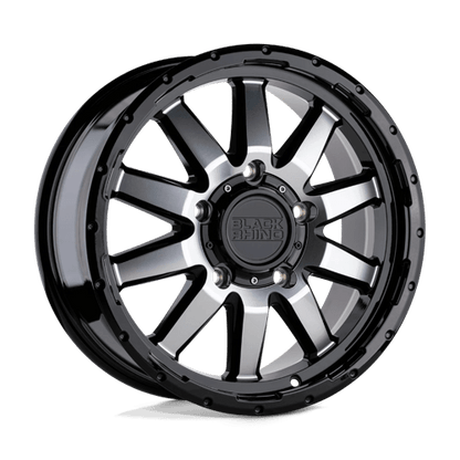 Black Rhino EXCURSION Gloss Black W/ Mirror Face 17x7.5 +35 6x139.7mm 112.1mm