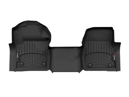 WeatherTech 23-24 Ford F-250/350/450/550 Over The Hump/Vinyl Floor Front FloorLiner - Black