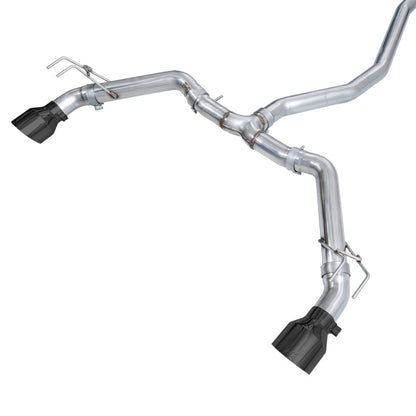 AWE Tuning 2022+ Honda Civic Si FE1 FWD Track Edition Catback Exhaust - Dual Diamond Black Tips