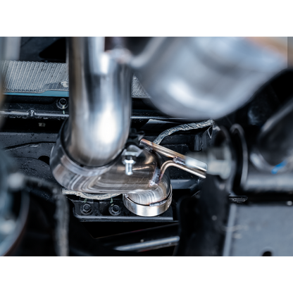 AWE Tuning 2021+ Ford Bronco 0FG Exhaust (No Tips) w/ Bash Guard