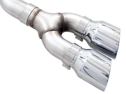 AWE Tuning 0FG 21+ Ford F150 Dual Side Exit Cat-Back Exhaust- 4.5in Chrome Silver Tips