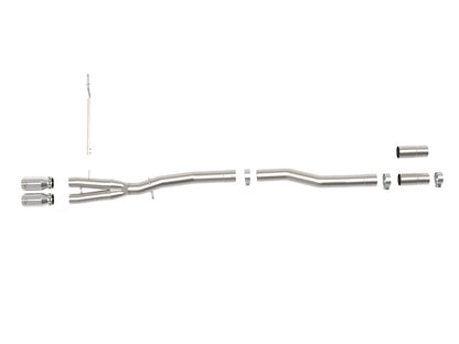 aFe 14-24 Mini Cooper S MACH Force-Xp 3in to 2-1/2in 304SS Cat-Back Exhaust w/ Polished Tip