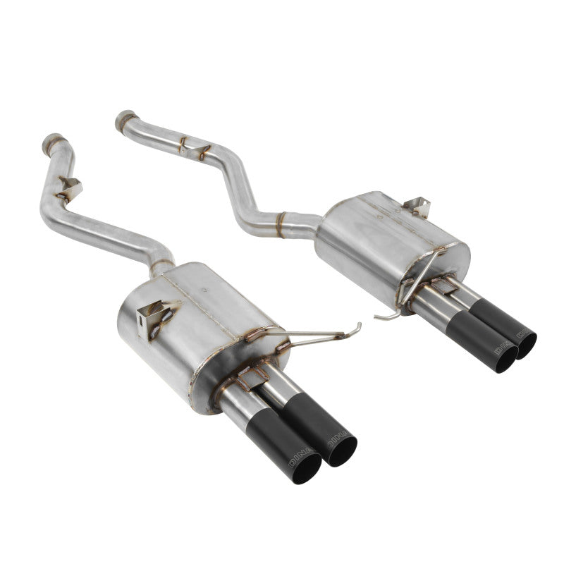 Dinan 08-13 BMW M3 (E92/E93) Free Flow Axleback Exhaust System - Black Tips