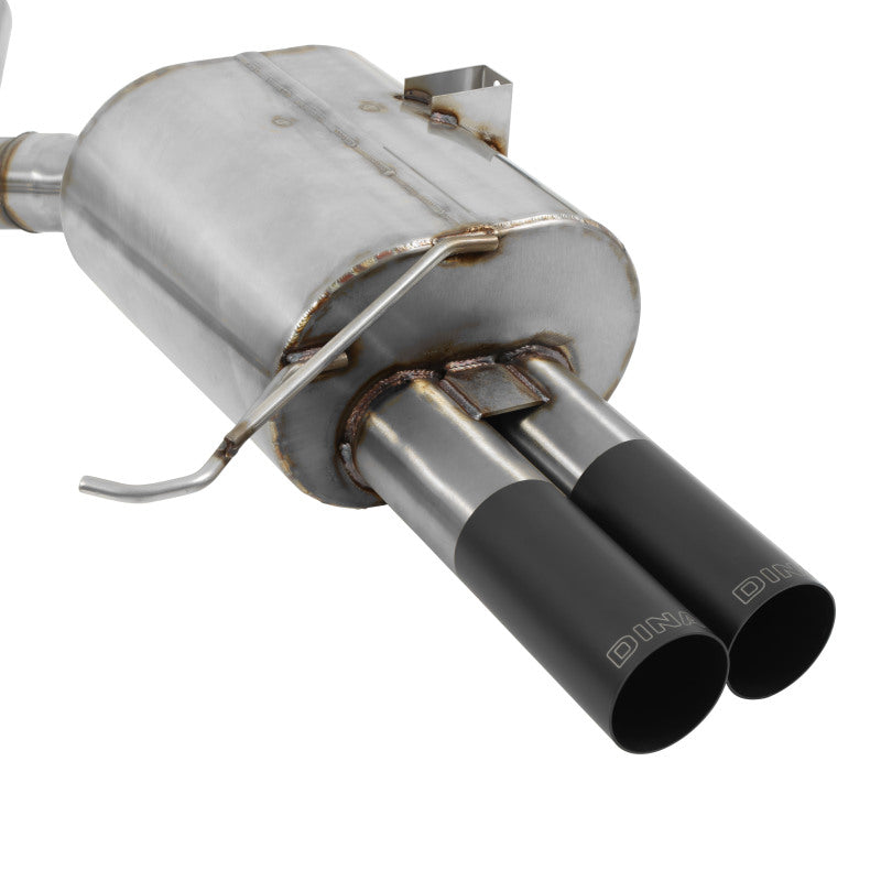 Dinan 08-13 BMW M3 (E92/E93) Free Flow Axleback Exhaust System - Black Tips