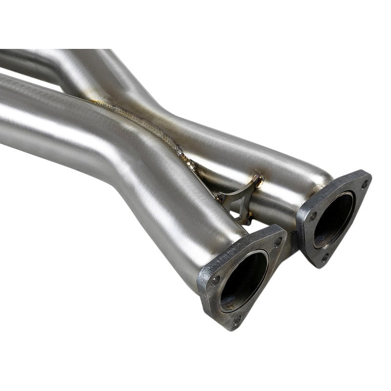 aFe Twisted Steel HDR X-Pipe SS-304 01-06 BMW M3 3.2L S54