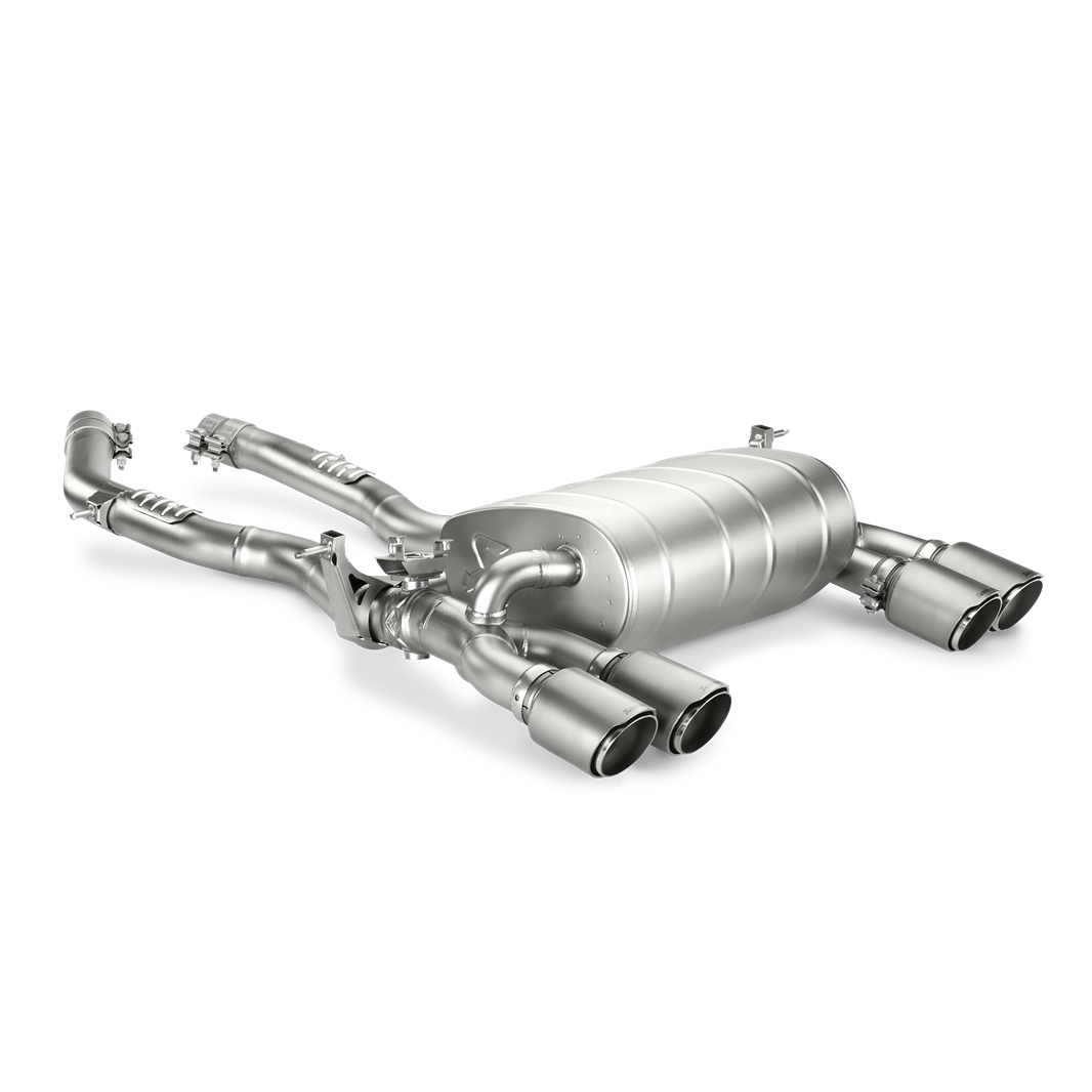Akrapovič Slip-On Line Exhaust (Titanium) w/Titanium Tips - 2014-2020 BMW M3/M4 (F80/F82)