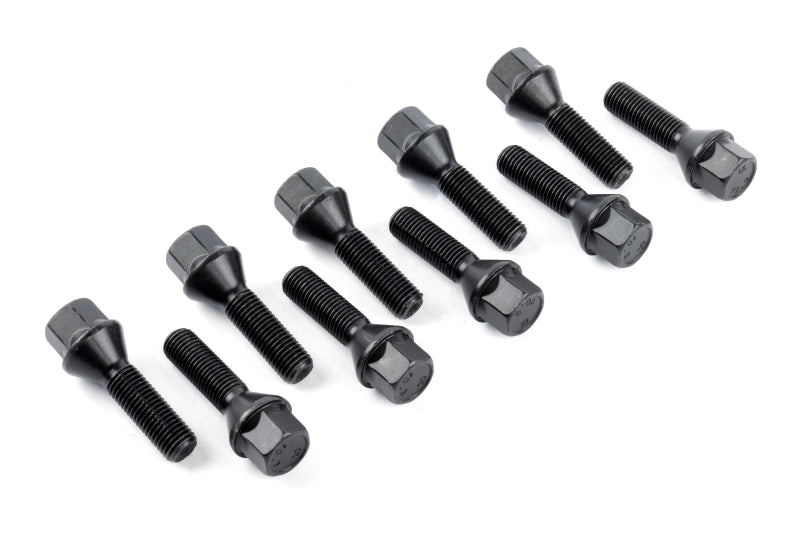 Dinan Lug Bolts - Cone Seat - M12x1.5 - 39mm - Black (Set of 10)