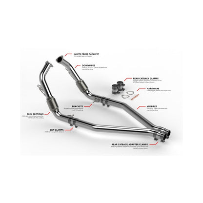 APR 18-25 Audi SQ5/21-25 Audi SQ5 Sportback (B9) Midpipe Exhaust System