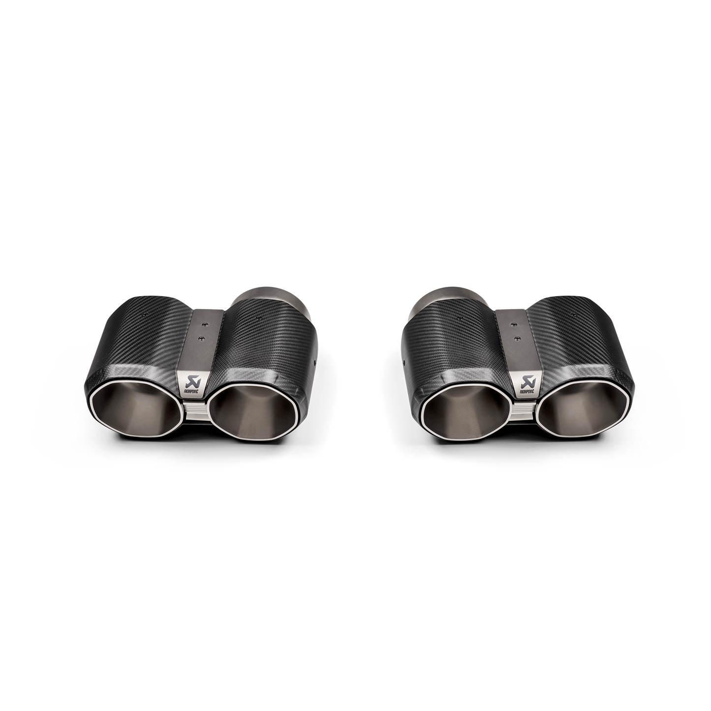 Akrapovič Octagonal Carbon Design Tail Pipe Set - 2021+ BMW G8X M2/M3/M4