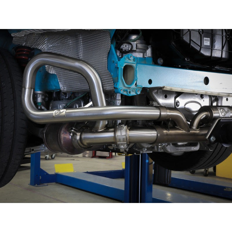 afe MACH Force-Xp 304 SS Cat-Back Exhaust System w/ Brushed Tips - 14-16 Porsche 911 GT3