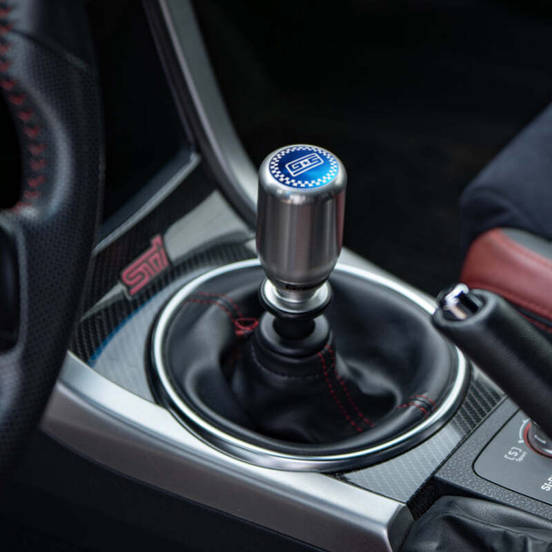 GrimmSpeed Swap-Top Shift Knob Caps - Checkered Blue