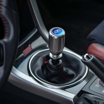 GrimmSpeed Swap-Top Shift Knob Caps - Checkered Blue