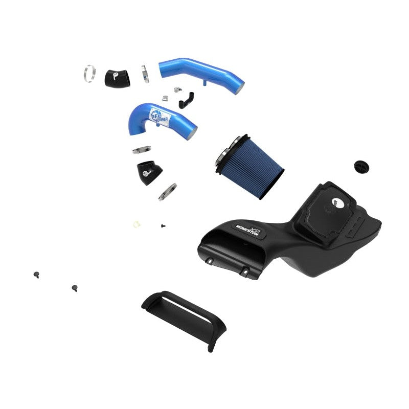 aFe Momentum XP Cold Air Intake System - Blue w/ Pro 5R Filter - 2021-2022 Ford F-150 Raptor V6-3.5L