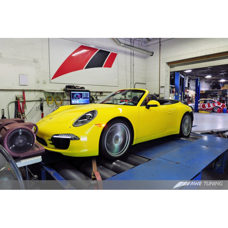 AWE Tuning Porsche 991 SwitchPath Exhaust for Non-PSE Cars Diamond Black Tips