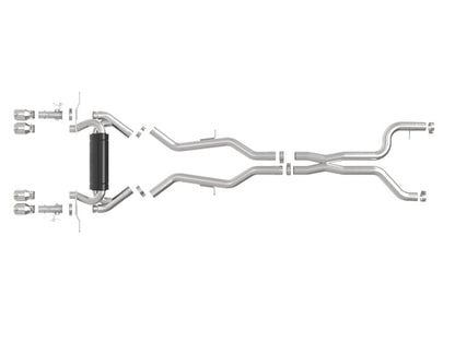 aFe 23-25 BMW M2 L6-3.0L (G87) MACH Force-Xp Cat-Back Exhaust w/ Polished Tip