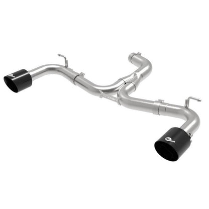 aFe 18-20 VW GTI (MK7.5) 2.0L MACH Force-Xp 3in to 2.5in 304 SS Axle-Back Exhaust System-Black Tips