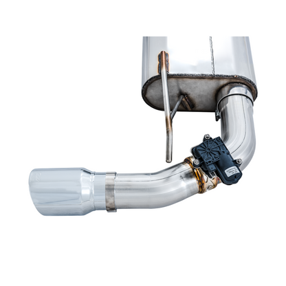 AWE Tuning Ford Focus RS SwitchPath Cat-back Exhaust - Chrome Silver Tips