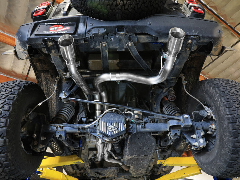 aFe 22-26 Ford Bronco V6 3.0L (tt) Vulcan Series 3in 304SS Cat-Back Exhaust System w/ Polished Tips