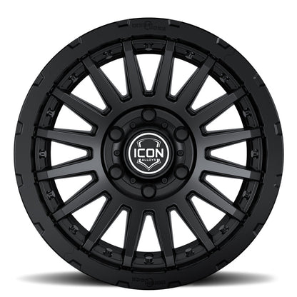 ICON Recon Pro 18x9 6 x 5.5 25mm Offset 6in BS 95.1mm Bore Satin Black Wheel