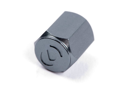 Dinan Valve Stem Caps - Gunmetal (Set of 4)