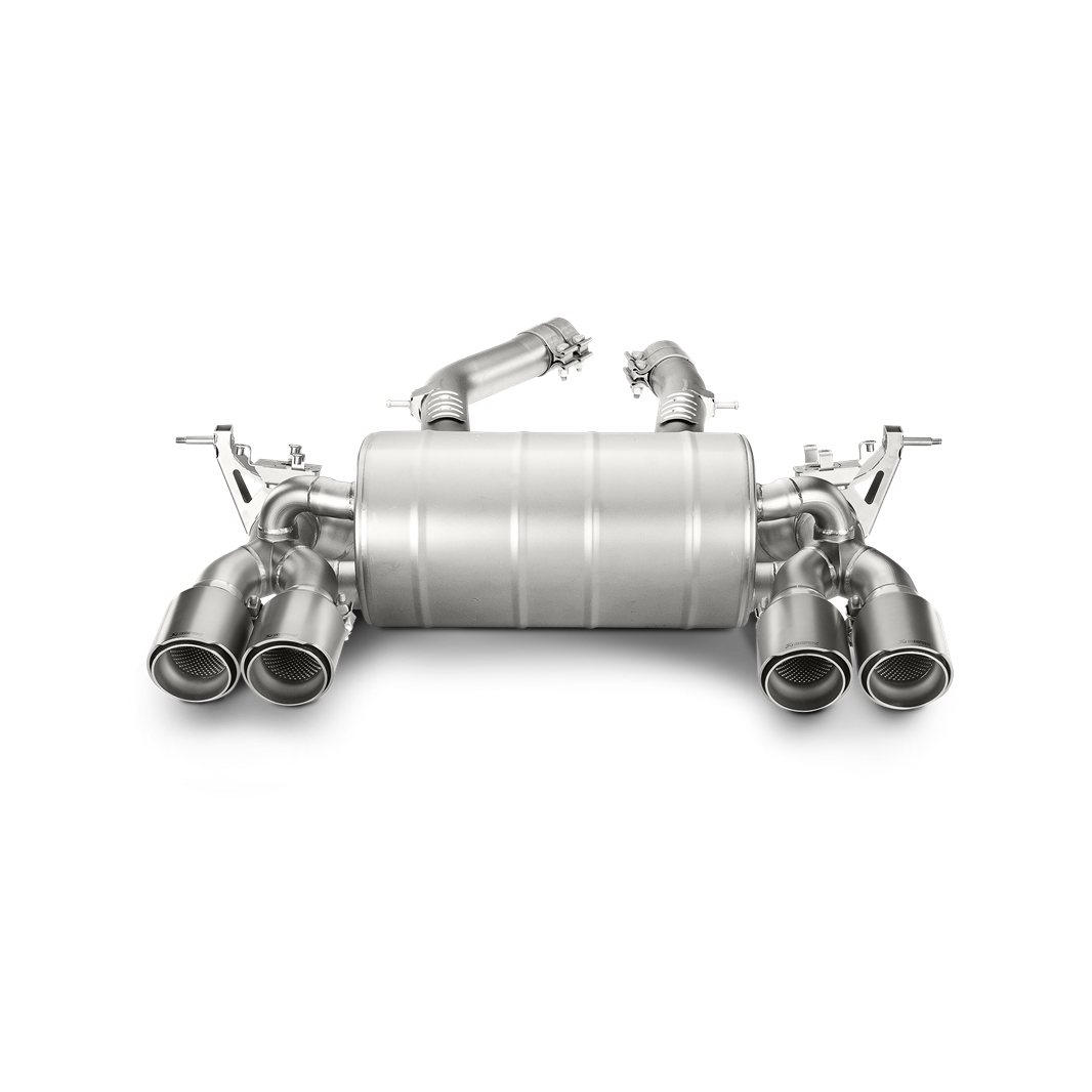 Akrapovič Slip-On Line Exhaust (Titanium) w/o Tips - 2014-2020 BMW M3/M4 (F80/F82)