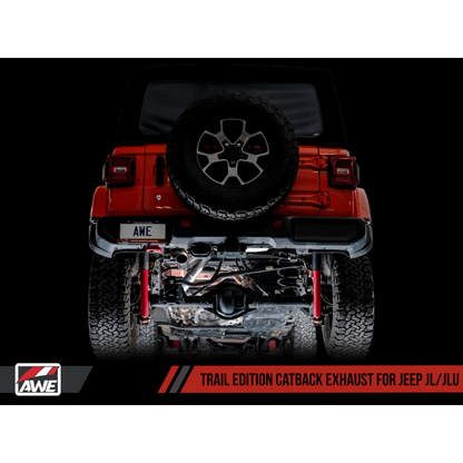 AWE Tuning 2018+ Jeep Wrangler JL/JLU 3.6L Trail Edition Cat-Back Exhaust