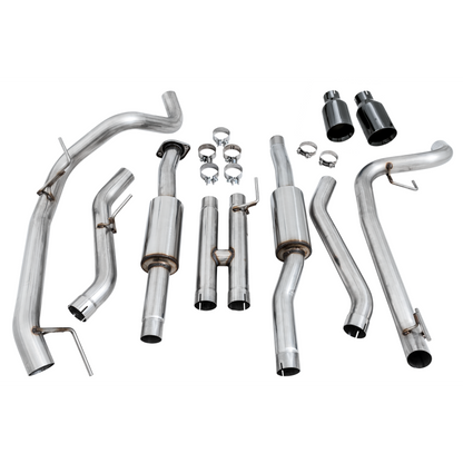 AWE Tuning 2017+ Ford Raptor 0 FG Performance Exhaust System - w/ Diamond Black Tips